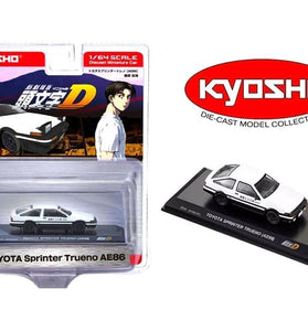 Kyosho 1:64 Initial D Toyota Sprinter Trueno AE86 – White – Limited Edition