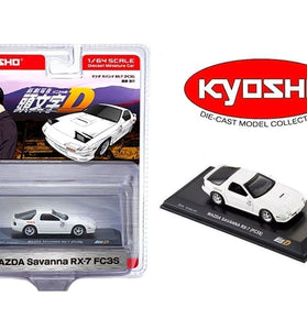 Kyosho 1:64 Initial D Mazda Savanna RX-7 FC3S – White – Limited Edition