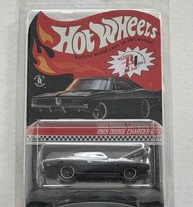 HOT WHEELS RLC BLACK 1969 DODGE CHARGER R/T