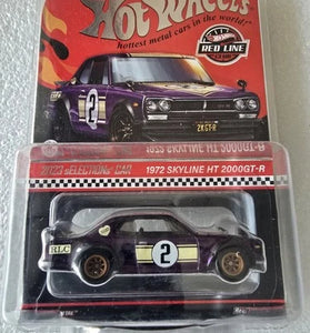HOT WHEELS RLC PURPLE 1972 SKYLINE HT 2000GT-R
