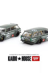 Kaido House x Mini GT 1:64 Datsun KAIDO 510 Wagon CARBON FIBER V3 -Green