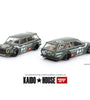 Kaido House x Mini GT 1:64 Datsun KAIDO 510 Wagon CARBON FIBER V3 -Green