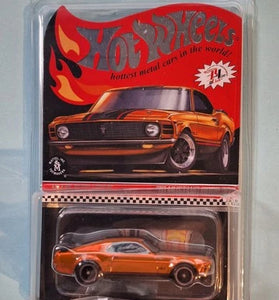 HOT WHEELS RLC ORANGE '70 MUSTANG BOSS 302