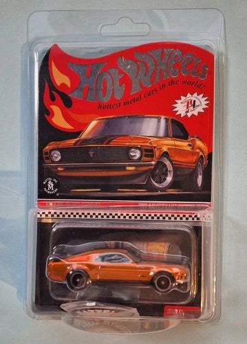 HOT WHEELS RLC ORANGE '70 MUSTANG BOSS 302