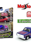 Maisto 1:64 1987 Chevrolet 1500 Lowriders – Metallic Blue – Design Lowriders