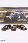 Mini GT 1:64 Mercedes-Benz 190E 2.5-16 Evolution II 1991 AMG/Zung Fu 3 Cars Set