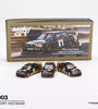 Mini GT 1:64 Mercedes-Benz 190E 2.5-16 Evolution II 1991 AMG/Zung Fu 3 Cars Set