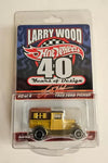 HOT WHEELS LARRY WOOD 40 YEARS OF DESIGN YELLOW 1929 FORD PICKUP #4448