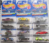 1999 HOT WHEELS COMPLETE 12 CAR TREASURE HUNT SET IN PROTECTO'S