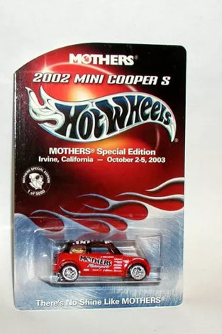 HOT WHEELS SPECIAL EDITION MOTHERS WAX 2002 MINI COOPER S w/RR'S