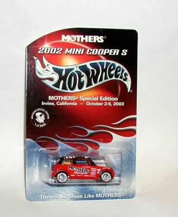 HOT WHEELS SPECIAL EDITION MOTHERS WAX 2002 MINI COOPER S w/RR'S