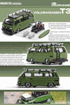 MORTAL MATTE GREEN VOLKSWAGEN T3 LOW LYING VAN
