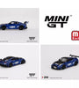 MINI GT MIJO EXCLUSIVE #299 LB-SILHOUETTE WORKS GT NISSAN 35GT-RR LBWK BLUE