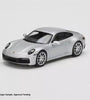 Mini GT 303 1:64 Porsche 911 (992) Carrera 4S GT Silver Metallic RHD