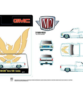 M2 Machines 1:64 1988 GMC Sierra 1500 Custom – White