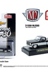 M2 Machines 1:64 1977 Chevrolet Cheyenne Super 30 Pickup Truck – Black and White Two Tone