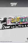 Mini GT 1:64 Model Truck Mercedes-Benz Actros LBWK Kuma Graffiti #333 LHD