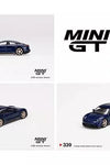 MINI GT #339 - GENTIAN BLUE - PORSCHE TAYCAN TURBO S LHD