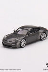 MINI GT 1:64 Model Car 911 (992) GT3 Touring Alloy Die-cast-Metal Grey #373 LHD