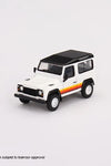 Mini GT 1:64 Land Rover Defender 90 Wagon White #378