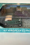 HOT WHEELS 60TH ANNIVERSARY '37 EUROPEAN CLASSICS 2 CAR BOXED SET