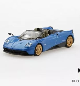 MINI GT #38PAGANI HUAYRA ROADSTER 1/64 BLUE