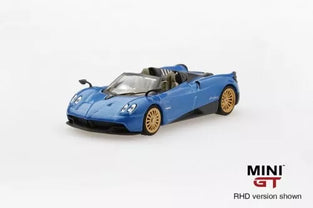 MINI GT #38PAGANI HUAYRA ROADSTER 1/64 BLUE