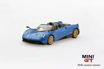 MINI GT #38PAGANI HUAYRA ROADSTER 1/64 BLUE