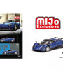 MINI GT #408 - BLU ARGENTINA - PAGANI ZONDA F - USA EXCLUSIVE