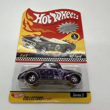 HOT WHEELS RLC NEO CLASSICS PURPLE '40 FORD COUPE