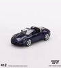 MINI GT 1:64 Model Car Porsche 911 Targa 4S Gentian Blue #412 LHD