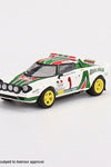 Mini GT 1:64 Lancia Stratos HF #1 1977 Rally MonteCarlo Winner #422