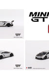 Mini GT 1:64 LBWORKS Lamborghini Aventador Limited Edition Matt Silver #449