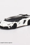 Mini GT 1:64 LB-Silhouette WORKS Lamborghini Aventador GT EVO White #467