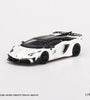 Mini GT 1:64 LB-Silhouette WORKS Lamborghini Aventador GT EVO White #467