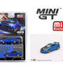 Mini GT 1:64 Nissan Skyline GT-R (R34) Top Secret Bayside – Blue #531