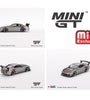 Mini GT 1:64 #545 Nissan Silvia Top Secret (S15) – Silver – Mijo Exclusives