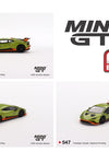 Mini GT 1:64 #547 Lamborghini Huracán STO – Verde Citrea – Mijo Exclusives