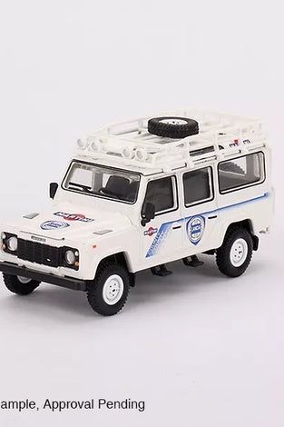 Mini GT 1:64 Land Rover Defender 110 1991 Rally Racing Support Vehicle #558