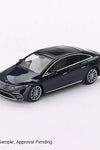 Mini GT 1:64 Mercedes-Benz EQS 580 4MATIC Nautical Blue Metallic #559