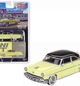Mini GT Lincoln Capri 1954 Diecast Model Car Premier Yellow