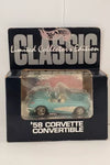 Hot Wheels Classic Limited Edition Teal '58 Corvette Convertible 1993 w/RR's