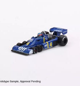 Mini GT 1:64 Tyrrell P34 #4 Patrick Depailler 1976 Swedish GP 2nd Place #584