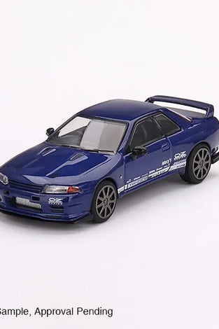 Mini GT 1:64 Nissan Skyline GT-R Top Secret VR32 Metallic Blue #589