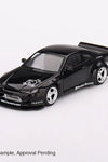 Mini GT 1:64 Nissan Silvia (S15) Rocket Bunny Black Pearl #602