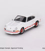 MINI GT Porsche 911 Carrera RS 2.7 Grand Prix White w/ Red Livery #612