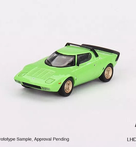 Mini GT 1:64 Lancia Stratos HF Stradale Verde Chiaro #625