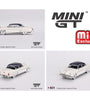 Mini GT 1:64 Lincoln Capri 1954 – Arctic White / Atlantic Blue- Mijo Exclusives