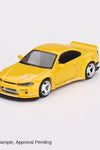 Mini GT 1:64 Nissan Silvia (S15) Rocket Bunny Bronze Yellow #643