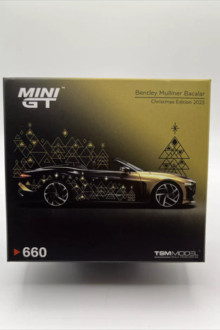 Mini GT 1:64 Bentley Mulliner Bacalar 2023 Christmas Edition Limited #660
